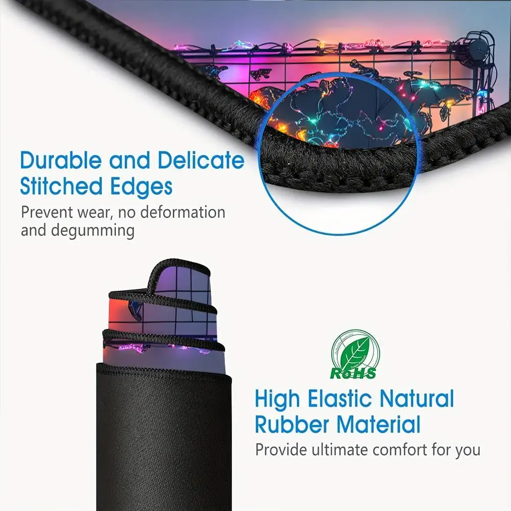 Technology Circuit Secret LanguageLarge non-slip mouse pad