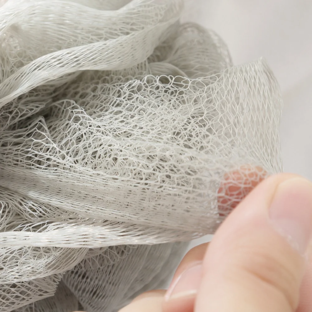 

8pcs Bath Ball Solid Color Soft Comfortable Exfoliating Cleaning Shower Sponge For Body Wash Sensitive Skin Bath Puff