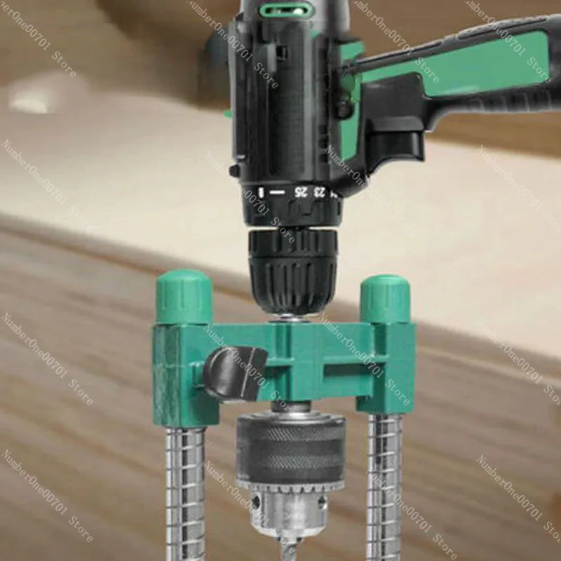 45°-90° Adjustable Angle Drill Guide Attachment with Chuck Stand for Electric Multifunctional Stand