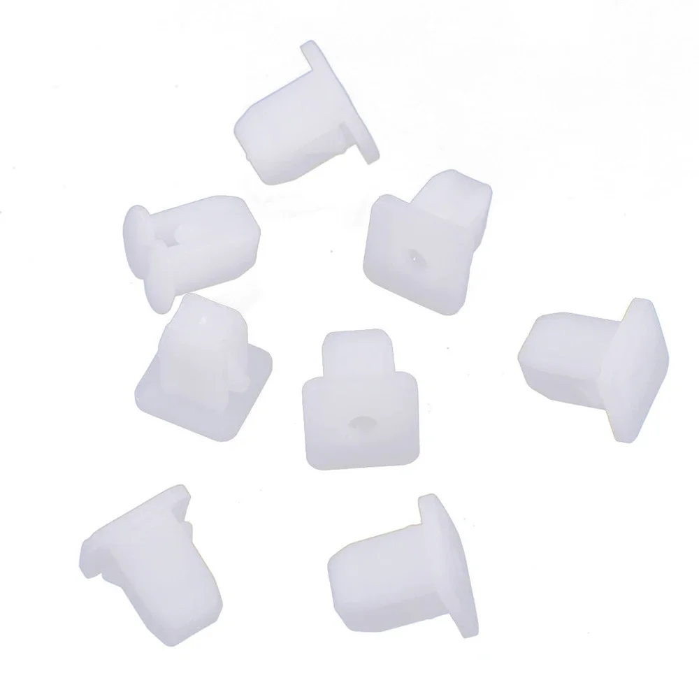 50Pcs/pack 8* 8.5mm Hole Plastic Rivets Fastener Rivet Push Clips Retainer Wwhite