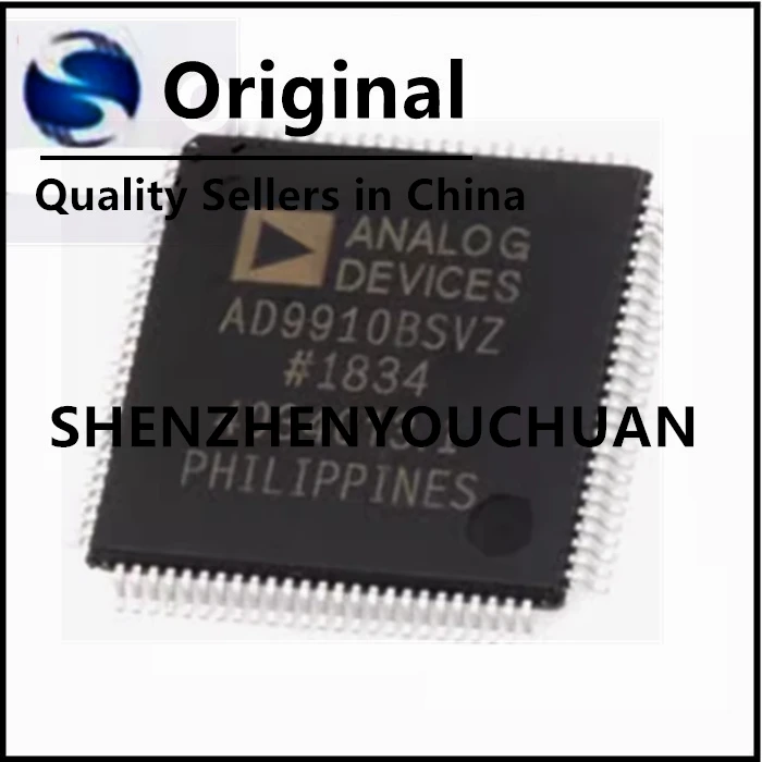 AD9910BSVZ AD9910BSV 32b 14 TQFP-100-EP(14x14) Direct Digital Synthesis (DDS) ROHS    IC Chipset New Original