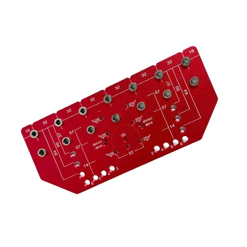 for Aluminum Alloy 2 in 1 Hinged Cabinet Door Row Hole Punch Woodworking Tools Furniture Hole Punch Positioner Hole Punch