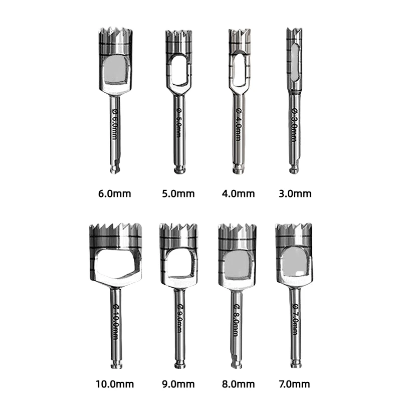 

Зубной имплантат, кость, трепан, сверло, бор из нержавеющей стали, резак для ясенных колец, стоматология, посадка корня зуба, инструменты для удаления