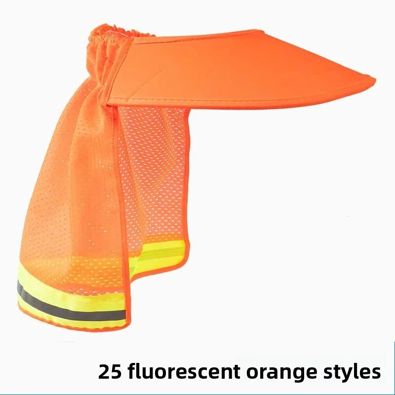 Hard Hat Shade Full Brim Hard Hat Sun Shield Anti-UV Breathable Safety Helmet Visor Adjustable Tightness For Labor Protection