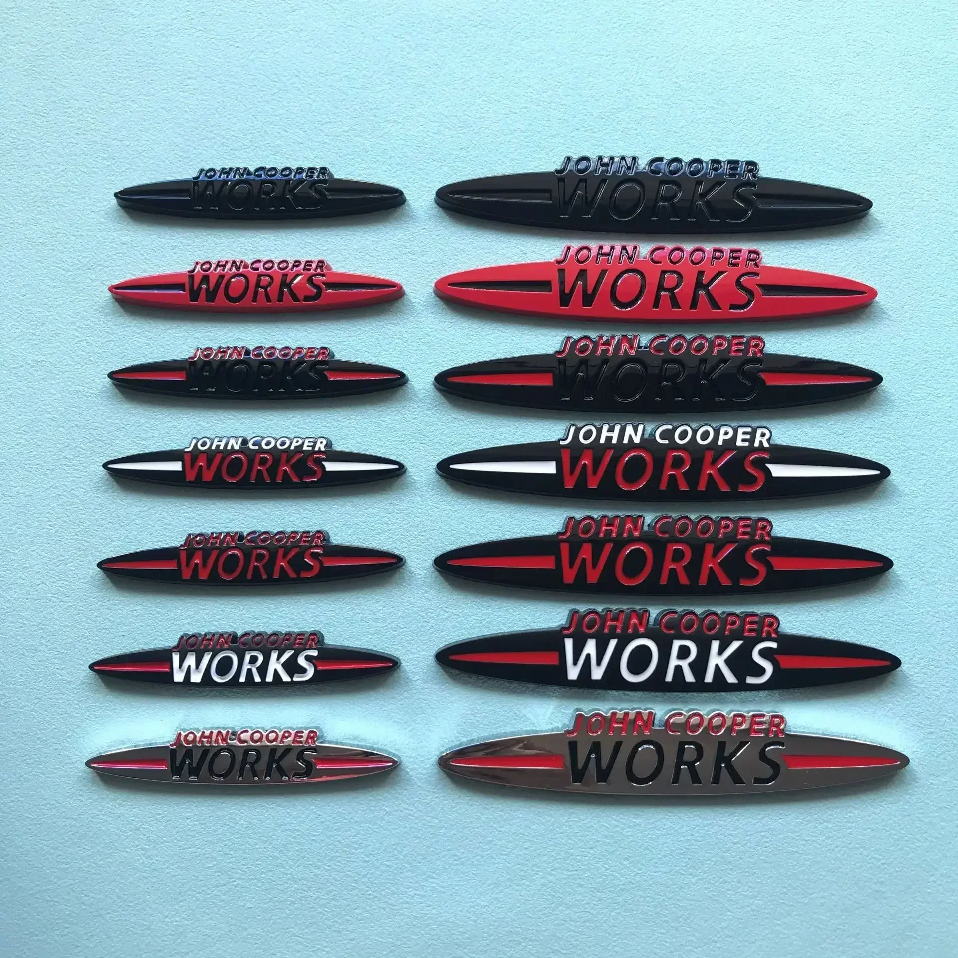 

Car Rear Badge Refit Sticker Side Fender 3D Emblem Accessories for Mini John Cooper Works R50 R52 R53 R55 R56 F54 F55 F56 F60