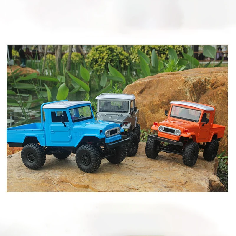 New 1/12 2.4g 4wd Rc Car Mn Model Mn45 Kit Rtr Crawler Climbing 130 Brushed Motor Transmitter Receiver Vehicle For Kids Gifts