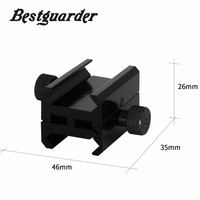 1pc/20pcs/50pcs Rail Rifle Scope Mount Adapter 21-30mm Riflescope Mount Ring Hunting Mount for Night Vision/Camera/Flashlight