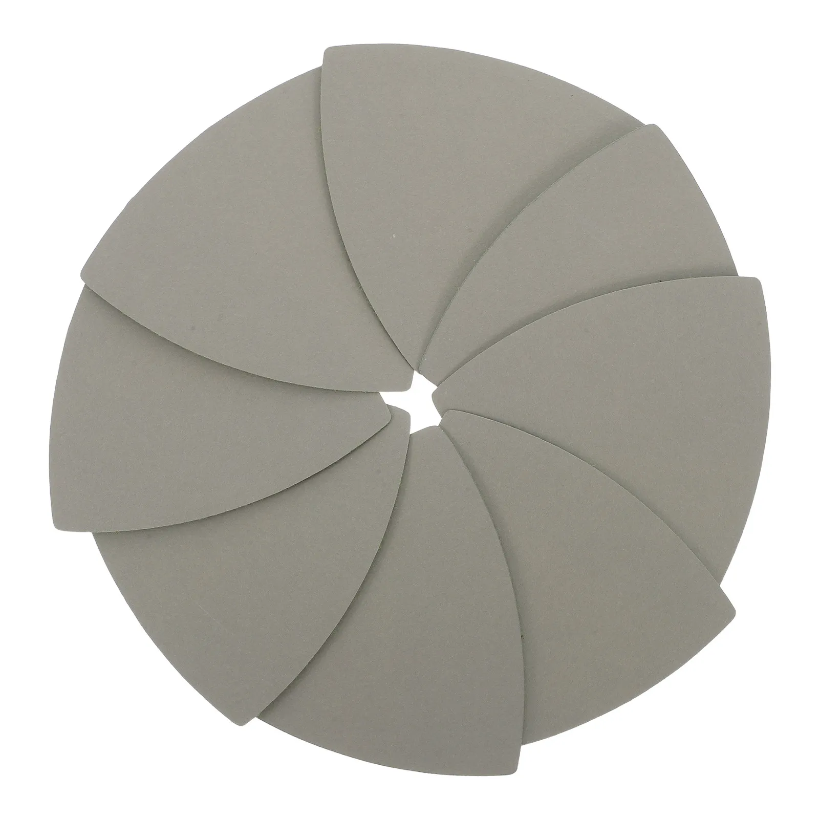 8Pcs 3000 Grit Sandpaper Triangular 90Mm Wet Dry Sandpaper Sheets for Fine Finishing Woodworking Polishing Sanding Pads
