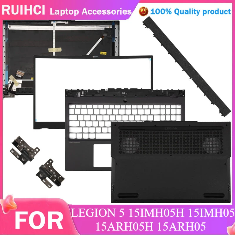 

Laptop Rear Lid Back Top Cover Front Bezel Palmrest Upper Bottom Base Case For Lenovo LEGION 5 15IMH05H 15IMH05 15ARH05H 15ARH05