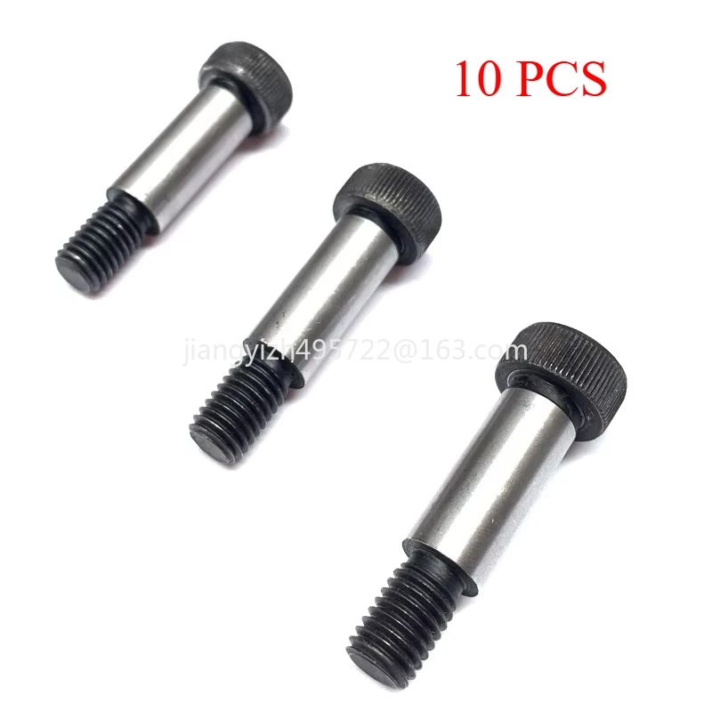 

M5 M6 M8 M10 Hexagon Plug Screw Shaft 12.9 Steel Hex Socket Cap Head Shoulder Roller Bearing Screw Bolt 10 Pcs
