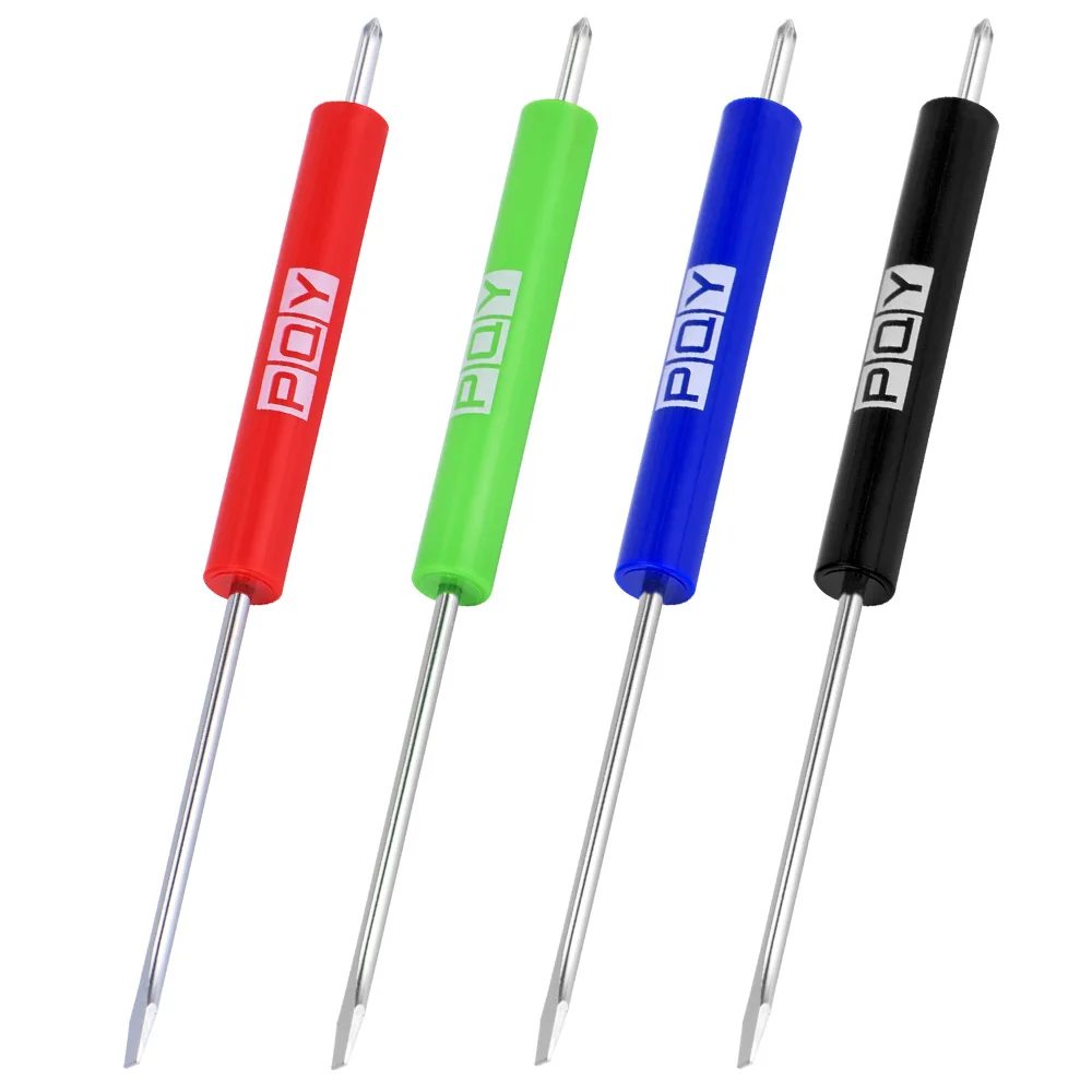 New Fashion Multifunction Outdoor Combination Double End Phillips Slotted Screwdriver Tool Portable Mini Pocket Hand Tool