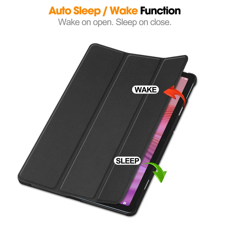 2-IN-1 لجهاز Lenovo Tab TB311FU (2025) 10.1 بوصة حافظة ذكية للكمبيوتر اللوحي Funda + حقيبة محمولة #3