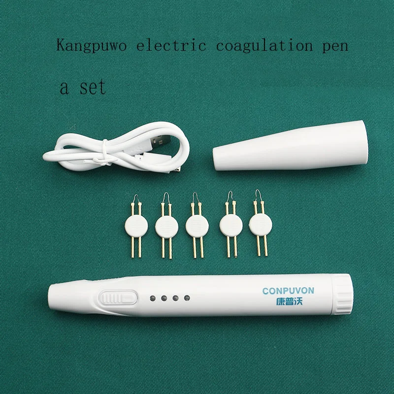 Kangpuwo portable electrocoagulation pen hemostatic device for surgery, plastic surgery, ophthalmology, electric cautery knife,