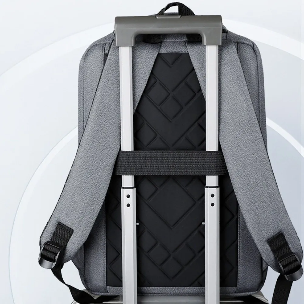 Large Capacity Oxford Coth Backpack with USB Charging Port Waterproof Student School Bag Streetwear Leisure Travel Knapsack