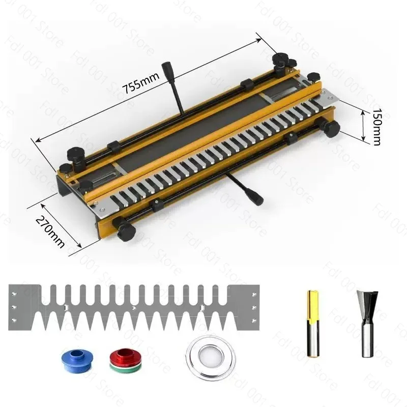 Woodworking dovetail tenon and tenon machine tenon opening machine semi-transparent DIY
