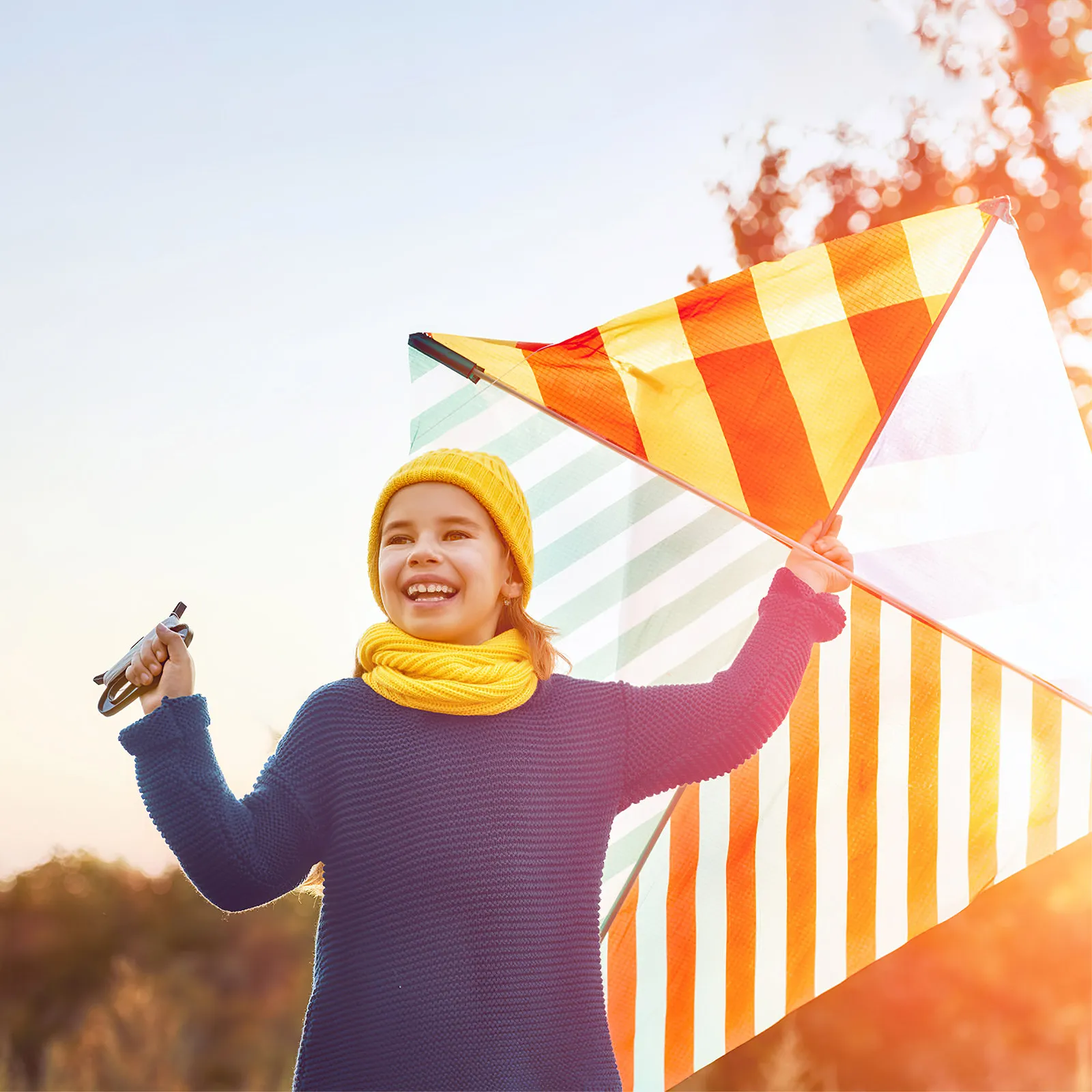 5 Peças de Linha para Pipa de 100M, Ferramenta para Esportes ao Ar Livre com Placa de Enrolamento e Acessórios