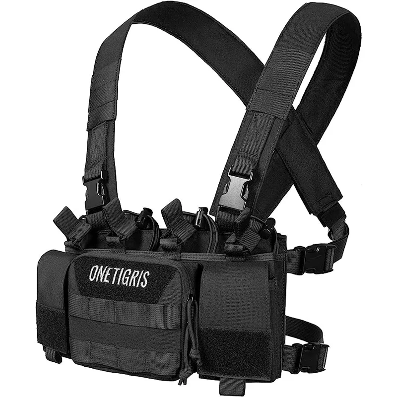 ONETIGRIS Tactical MOLLE Chest Rigs X Harness JPC Hunting Airsoft Magazine Pouch Tactical Plate Carrier Vest Equipment