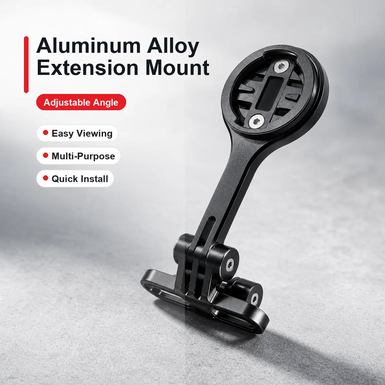 Thinkrider Bicycle Stopwatch Bracket Adjustable Bicycle Computer Holder Aluminum Alloy  Mount Outdoor Bicycle
