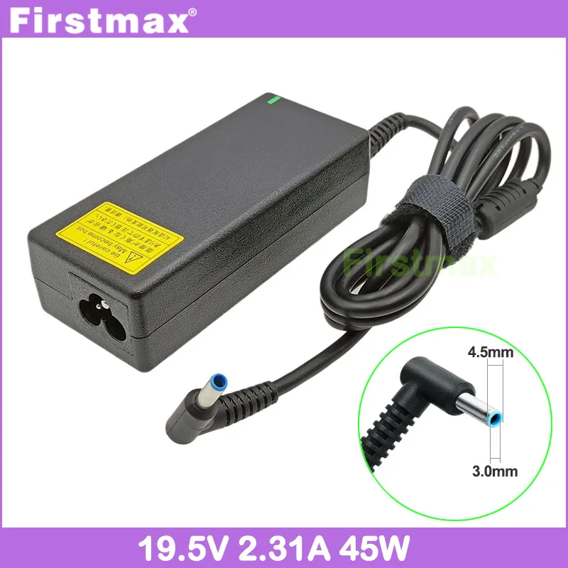 

45W charger 19.5V 2.31A for HP laptop adapter ProBook 11 EE G1 G2 430 440 450 455 G3 G4 G5 G6, 400 446 G3 470 G4 G5 power supply