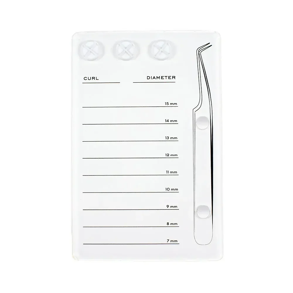 Acrylic Lash Board with Glue Pallet Cup Extension Scale Holder False Eyelashes Pad Lash Magnetic Makeup Tools view 6