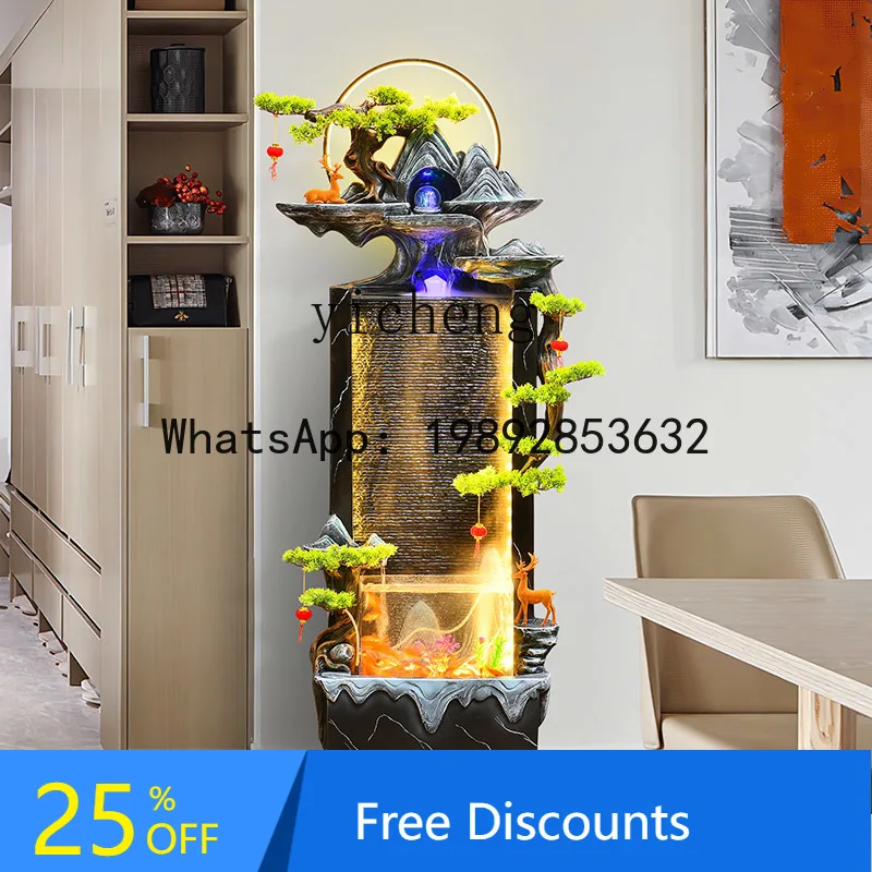 

rockery flowing water fish tank ornament indoor circulating water decoration living room office ornament
