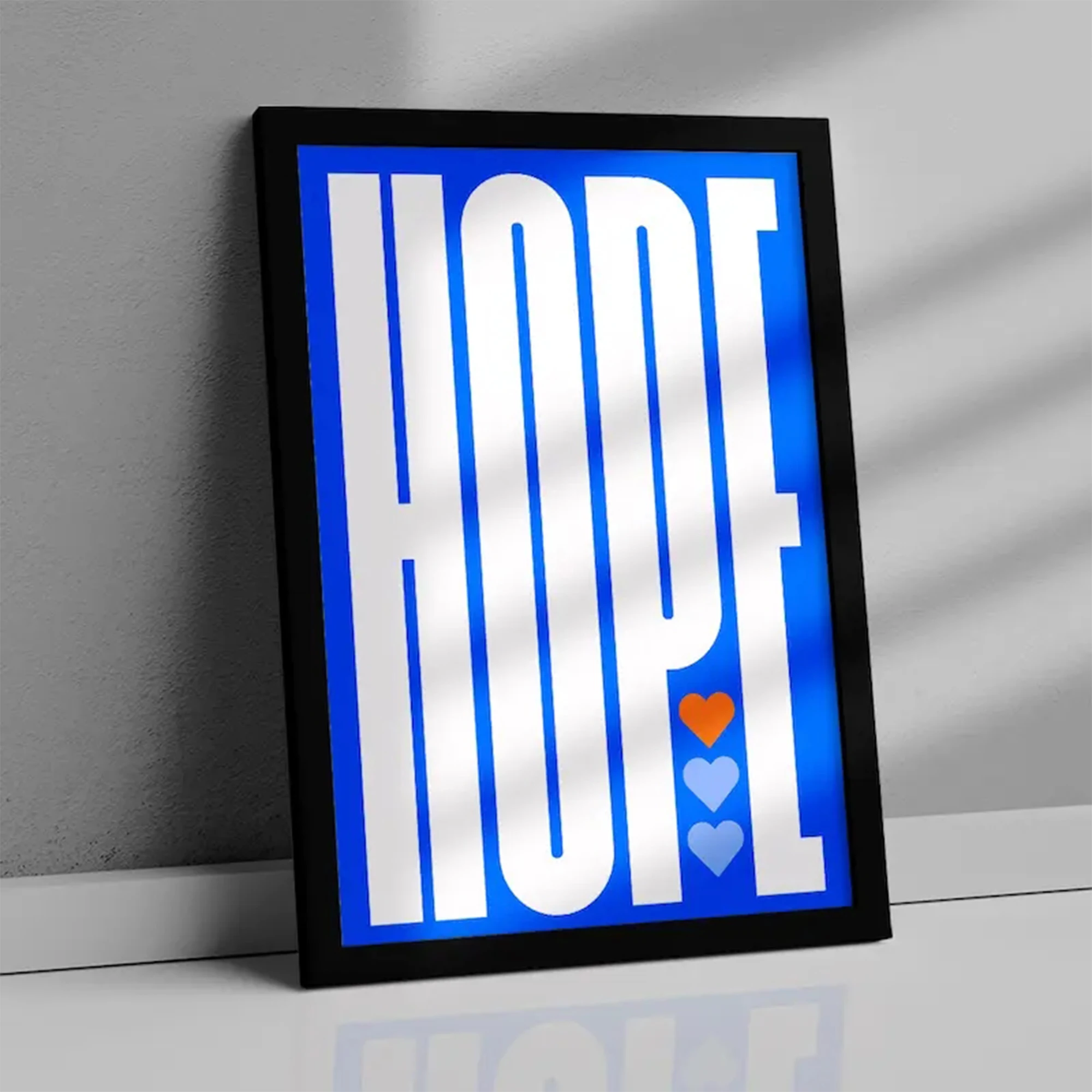 Modern Hope Bold Typography Wall Art Print Canvas Painting Poster Picture For Living Room,Bedroom Home Decor