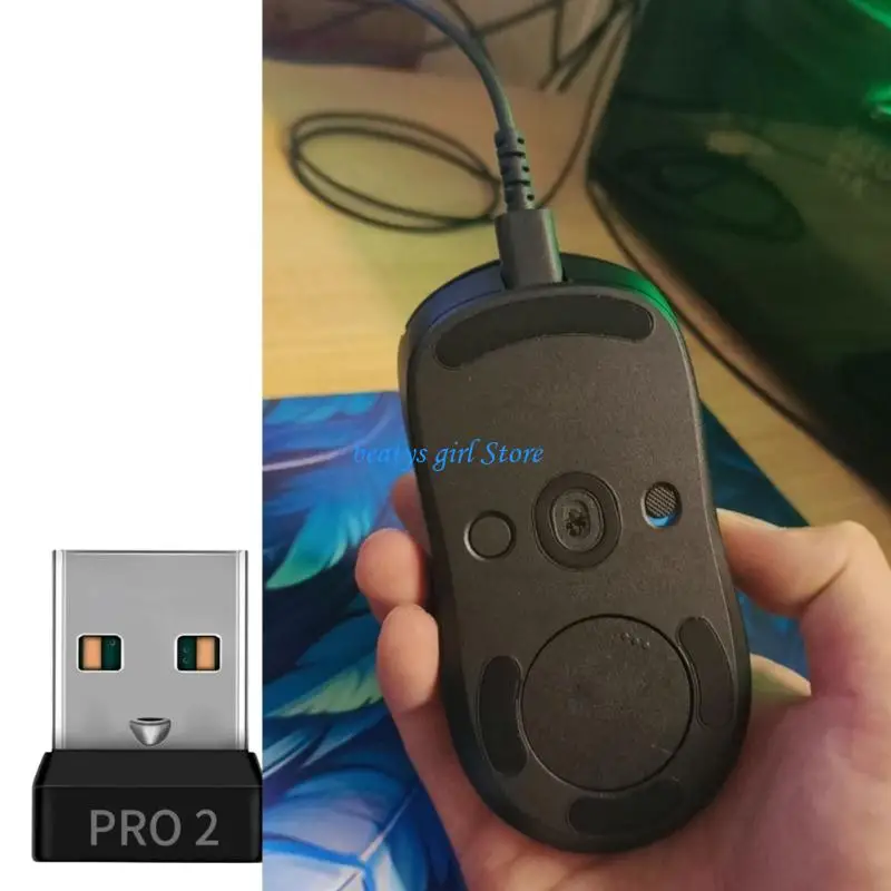 

C7AB Mini Wireless Adapter Instantly Pairing For GPRO 2 Wireless Mouse Receiver