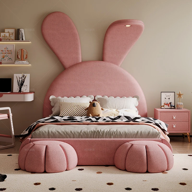 

Baby Girls Bed Castle Children Wooden Design Sofa Simple Modern Princess Massage Bed Human Dog Bedroom Cama Unique Furniture