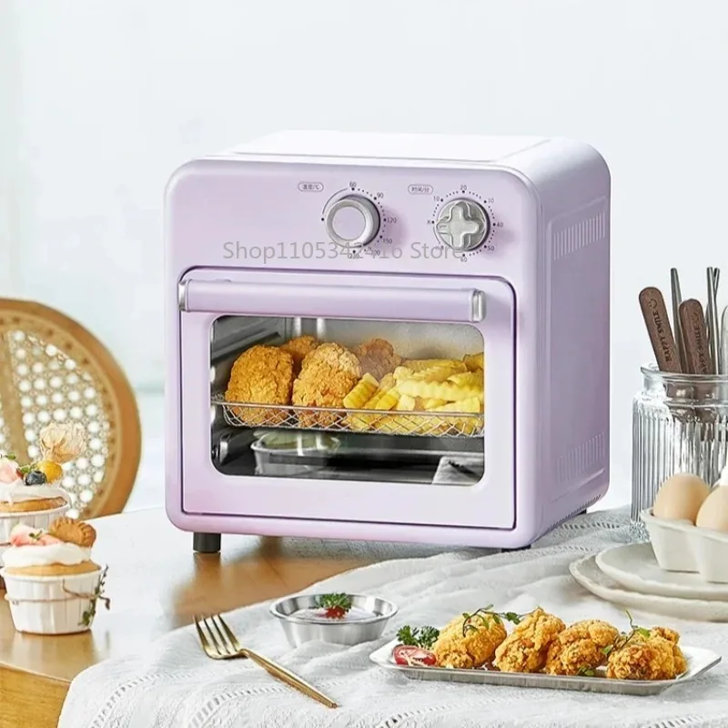 Multifunctional Household Mini Air Fryer Oven, Small Automatic Electric Oven for Baking