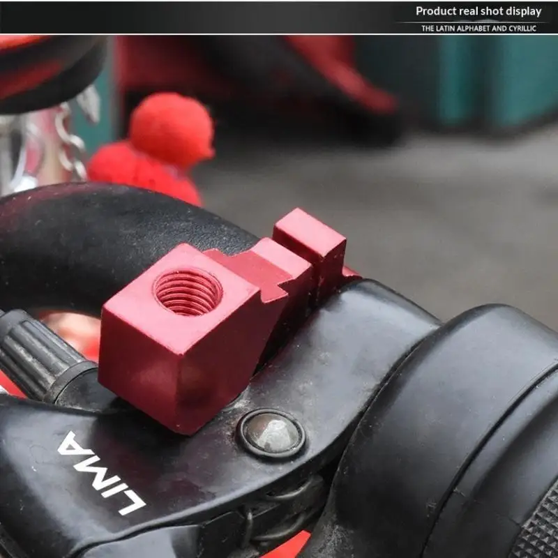 High quality2Pcs High Hardness Motorcycle Mirror Mount Aluminum Alloy 8/10mm Handlebar Rearview Holder for Sports Street Bike