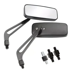 1Pair 8mm 10mm Motorcycle Rear View Side Mirrors For Kawasaki Vulcan VN 800 900 1500 1600 1700 2000 Custom