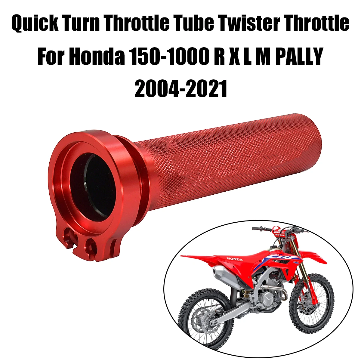 Quick Turn Throttle Tube Twister Throttle For Honda CRF150R CRF250R CRF450R CRF250L CRF250X CRF450X CRF250M CRF1000L 2004-2021