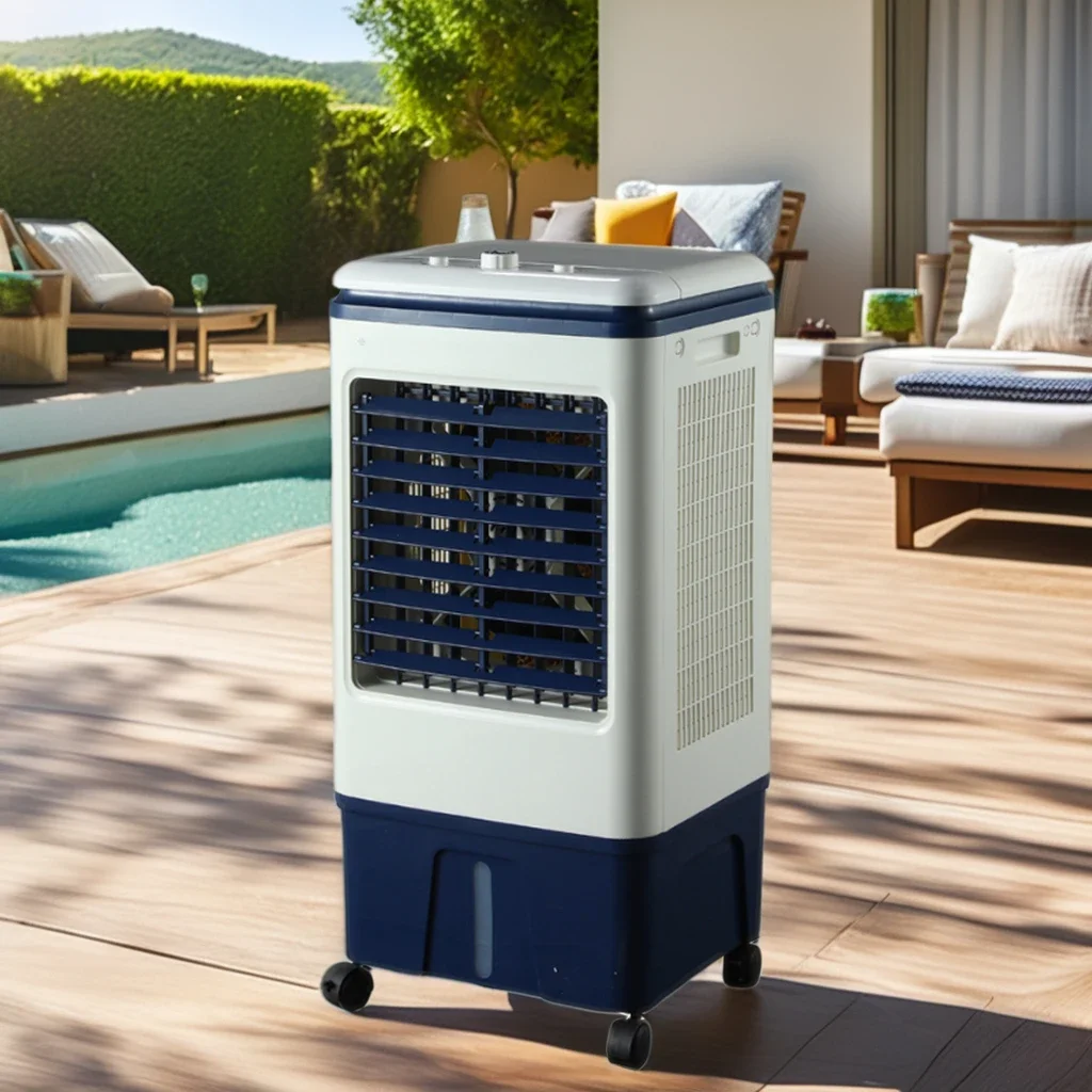 Ventilatore elettrico portatile per aria condizionata a risparmio energetico per mini stanza, per uso domestico, camper, garage, hotel
