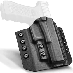 Only Fit For CZ P07 / CZ P09 / CZ P10C,CZ Holsters,OWB Kydex Holster Black Right Hand CZ Concealed Carry Pouch,For 1.5 Inch Belt