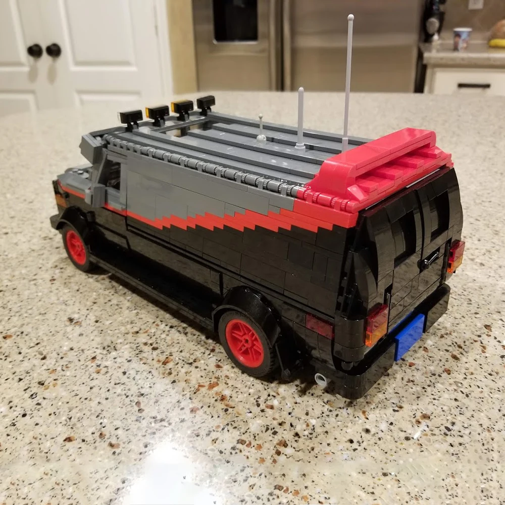 MOC مركبة هندسية حضرية Speed Champion نموذج سيارة كلاسيكية سباق لعبة أطفال هدية تكنولوجيا اللبنات #2