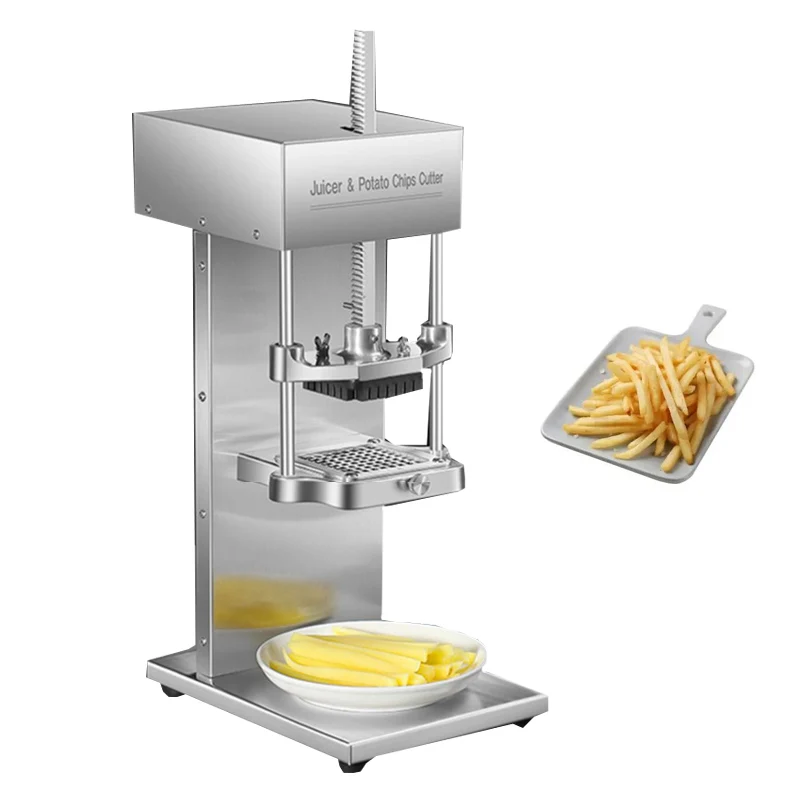 Juicer Squeezer Orange Fresh Juice Machine Commercial Separation Potato Radish Vegetable French Fries Cutting Machine For Sale ﻿