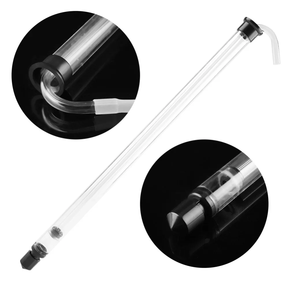Hand Press Siphon Tube Siphon Start Transparent Tube Wine Residue Separator Fine Mesh Residue Filter Head Long Hose Design