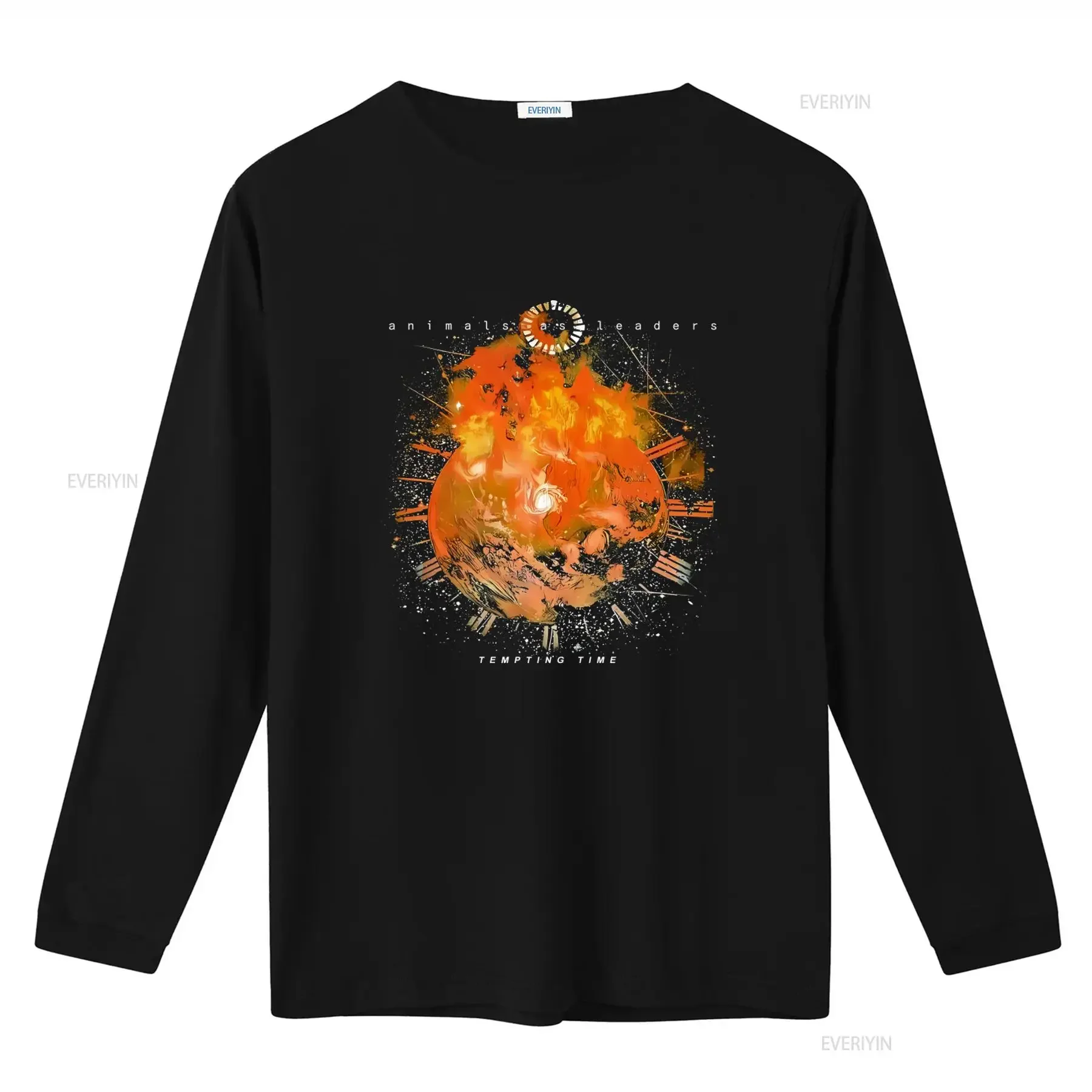 Animals As Leaders Tour T Shirt Mens Small Black Concert Pickup Tempting Time Design vintage Washed Versatile designer clothes