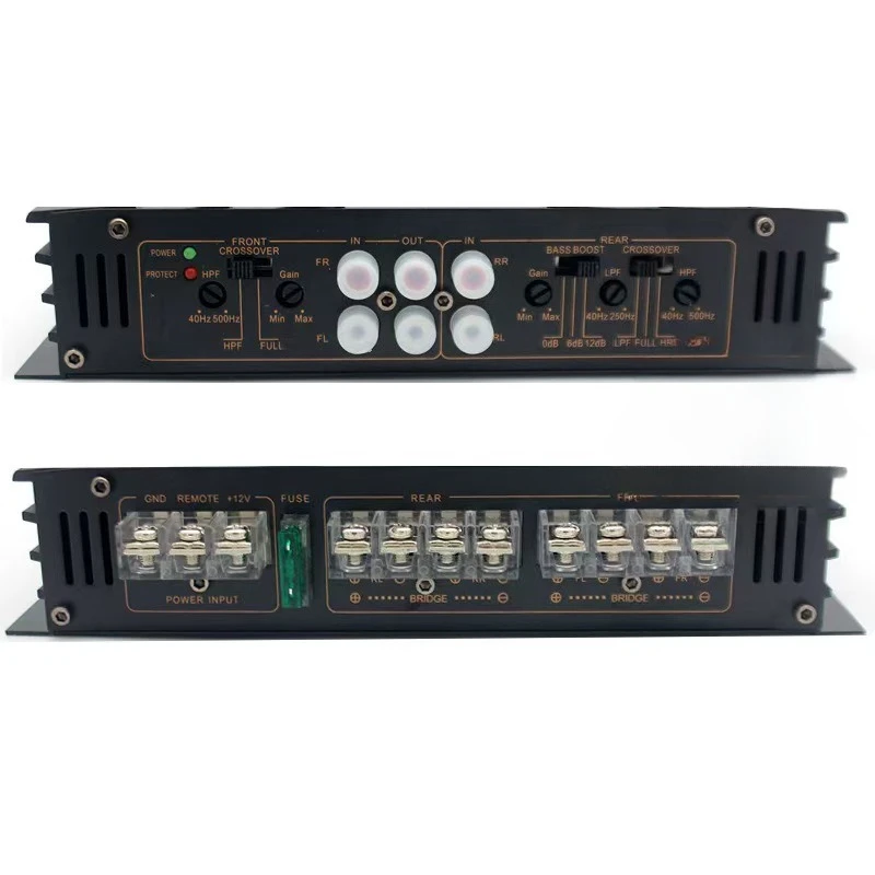 TOP SALE C-266 2~4Ω 5800W High Power Car Audio Modified Amplifier Good Price Class AB 4 Channel Car Amplifier