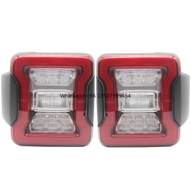 

LED Tail Light Turn Signal Rear Brake Lamp Full Function LED Taillamp for Jeep Wrangler JK 2007-2017