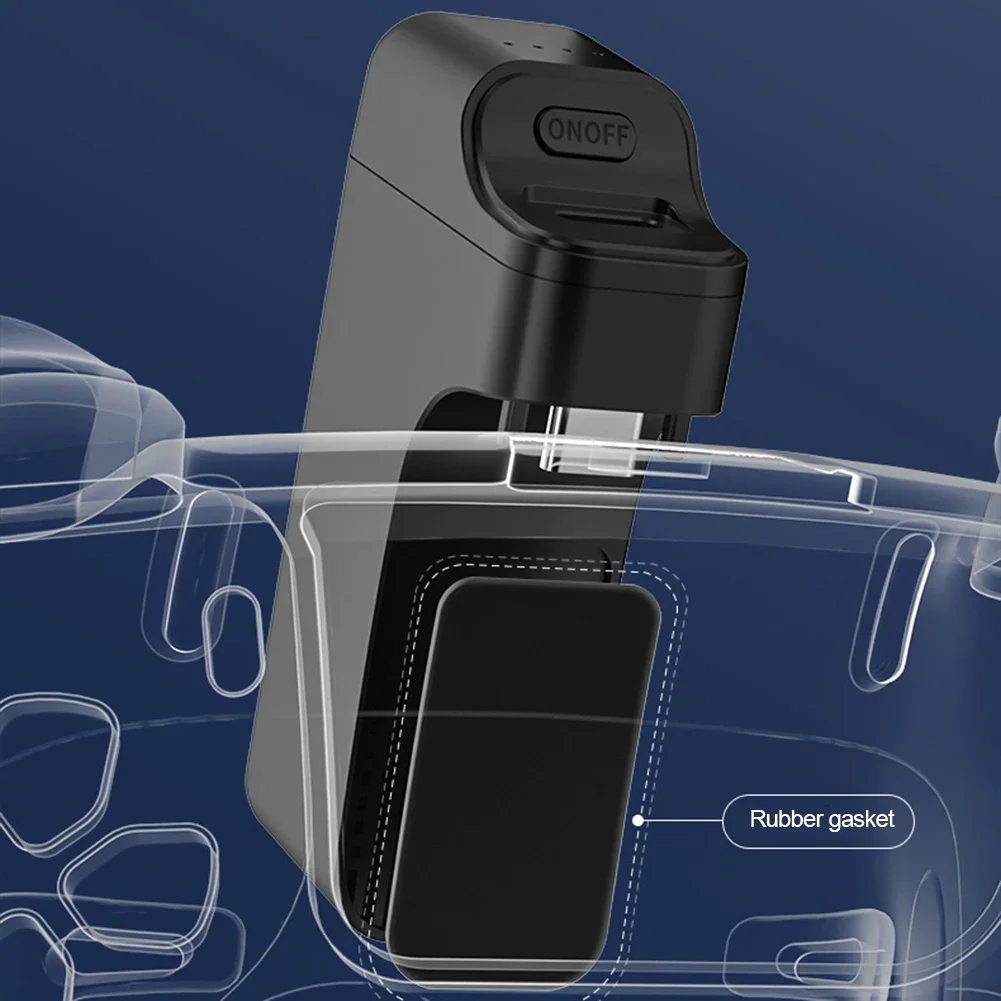 Akumulator zewnętrzny 3400 mAh z wyświetlaczem LED i klipsem na tył z kablem ładującym Zamiennik akumulatora do PS5 Edge