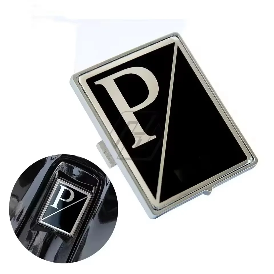 For Vespa Primavera Sprint GTS Super 50 150 250 300 300ie Scooter Accessorie Front Rectangle Badge