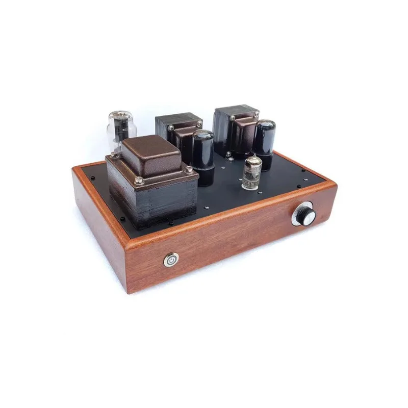 12AX7 6V6GT Tube Amp 3.8W HiFi Wooden Enclosure Class A Stereo Amplifier