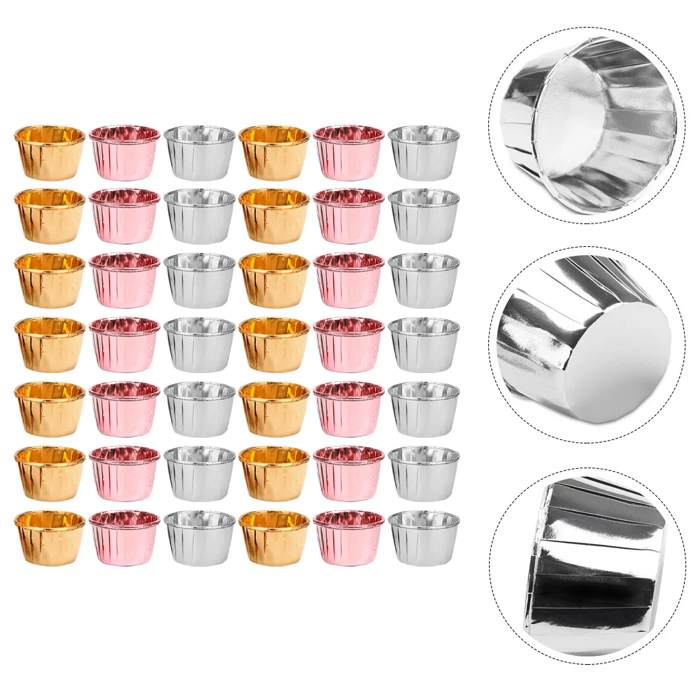 

150pcs Cake Cups Heat-Resistant Disposable Baking Molds For Dessert Shop Party Cupcake Liner Muffin Cases Foil Wrapper Bakery
