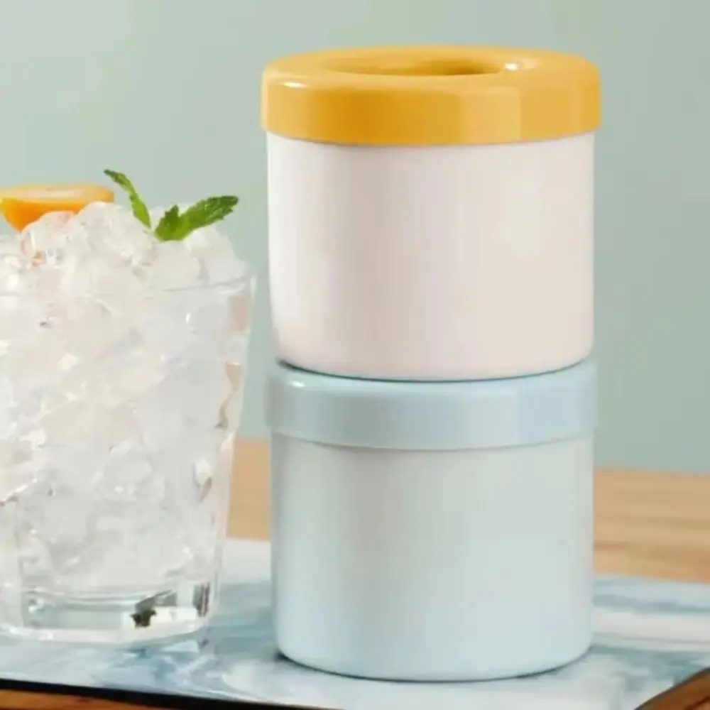 Creative Silicone Ice Cube Mold Quick Freeze Reusable Ice Bucket Cylinder Ice Cup Summer DIY Refrigerator Freeze Ice Maker