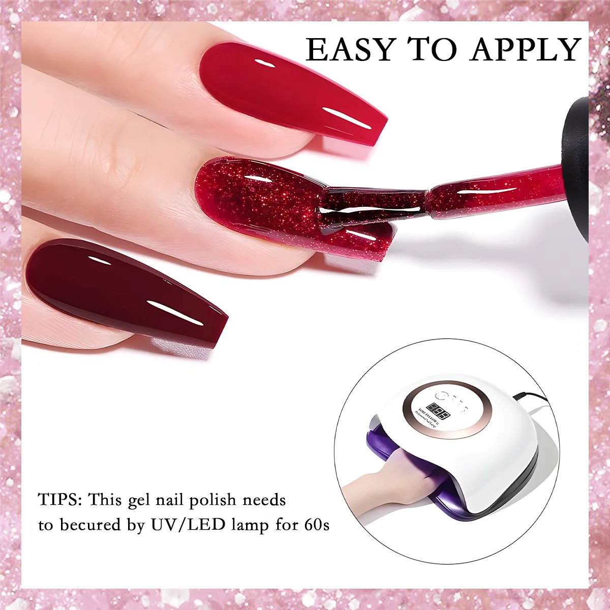 GAVY Smalto per unghie gel flash anti-allergia da 7 ml, colore duraturo, adatto a tutte le occasioni, per donne e saloni domestici