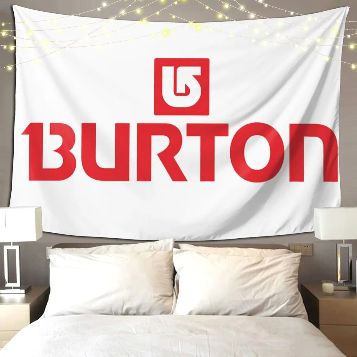 Burton Snowboard Sportive Tapestry Hippie Wall Hanging Aesthetic Home Decoration Tapestries for Living Room Bedroom Dorm Room