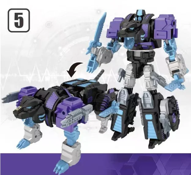 TENGYANG Transformation DARK Predacons Combiners Wars KO Transformation 5 IN 1 Predaking G1 36cm NO BOX #5