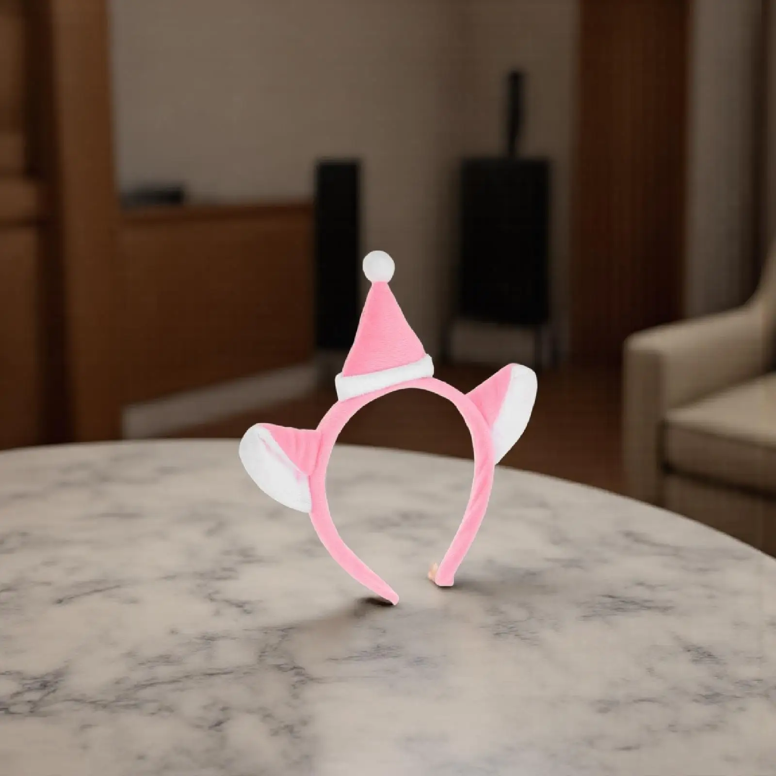 

Cat Ears Headband Christmas Hat Animal Design Holiday Party Hair Accessory for Adults Women Cosplay Festive Use