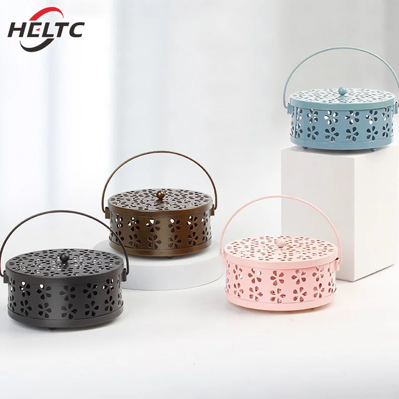 Portable Mosquito Coil Tray Holder Home Insect Repellent Anti-fire Sandalwood Incense Burner Anti-Mosquito Supplies